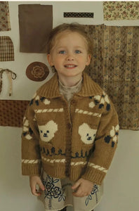 AMBER BEAR KNIT CARDIGAN**Preorder