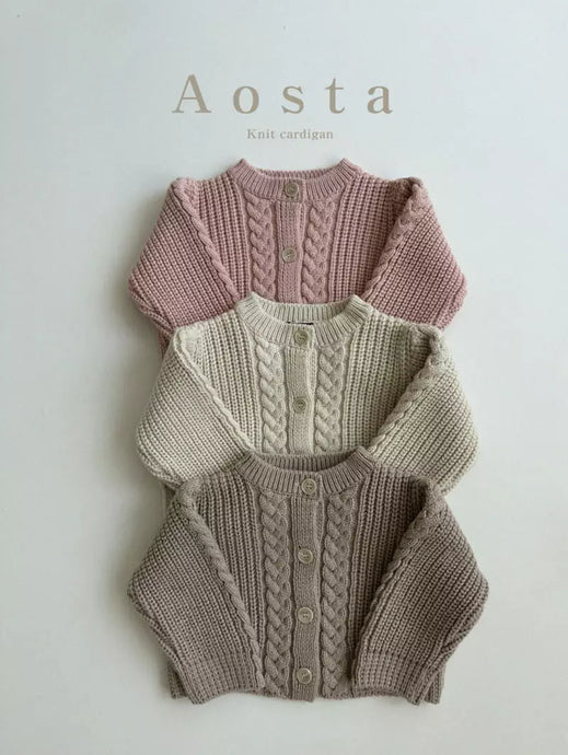 AOSTA KIDS Knit Cardigan**Preorder