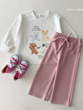 Load image into Gallery viewer, DAILYBEBE KIDS KNIT WIDE PANTS**PREORDER