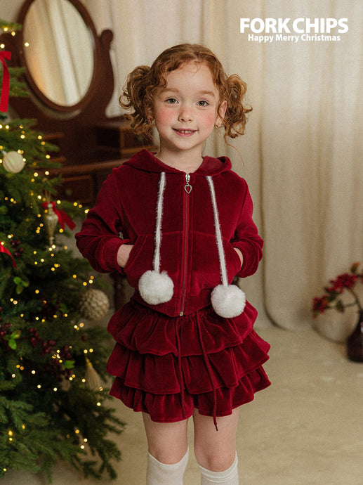 FORKCHIPS KIDS Mink Ball Zip Up* Preorder