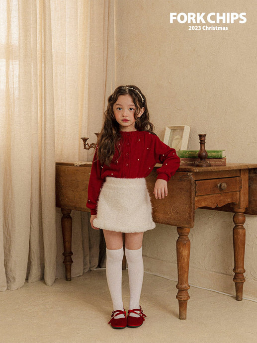 FORKCHIPS KIDS Christmas Santa Skirt* Preorder