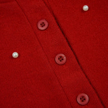 將圖片載入圖庫檢視器中，FORKCHIPS KIDS 紅色開襟衫* 預購