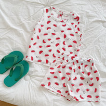 Load image into Gallery viewer, DAILYBEBE KIDS PRINTED TOP SHORT SET**PREORDER (Copy)