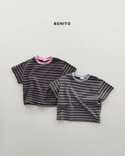 Load image into Gallery viewer, BONITO KIDS UNI STRIPE TEE SHIRT**PREORDER