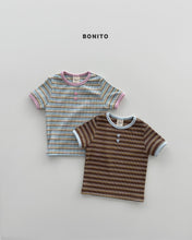 Load image into Gallery viewer, BONITO KIDS STRIPE RIB TEE**PREORDER