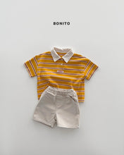Load image into Gallery viewer, BONITO KIDS SIERRE STRIPE COLLAR TEE**PREORDER