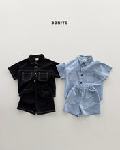 Load image into Gallery viewer, BONITO KIDS TWO POCKET LINEN SET**PREORDER