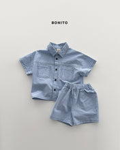 Load image into Gallery viewer, BONITO KIDS TWO POCKET LINEN SET**PREORDER