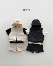 Load image into Gallery viewer, BONITO KIDS HIGH VEST ZIP UP SET**PREORDER