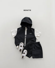 Load image into Gallery viewer, BONITO KIDS HIGH VEST ZIP UP SET**PREORDER