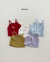 Load image into Gallery viewer, BONITO KIDS RIB LAYERED SLEEVELESS TOP**PREORDER