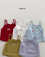 Load image into Gallery viewer, BONITO KIDS RIB LAYERED SLEEVELESS TOP**PREORDER