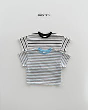 Load image into Gallery viewer, BONITO KIDS MOA STRIPE TEE**PREORDER