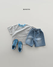 Load image into Gallery viewer, BONITO KIDS MOA STRIPE TEE**PREORDER