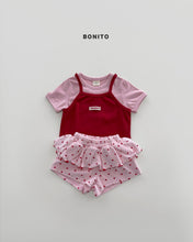 Load image into Gallery viewer, BONITO KIDS MINI HEART FRILL SHORT**PREORDER