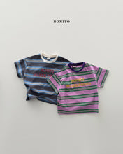 Load image into Gallery viewer, BONITO KIDS PROUD STRIPE TEE**PREORDER