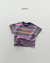 Load image into Gallery viewer, BONITO KIDS PROUD STRIPE TEE**PREORDER