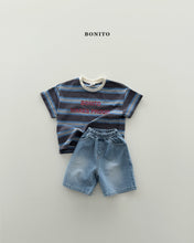 Load image into Gallery viewer, BONITO KIDS PROUD STRIPE TEE**PREORDER