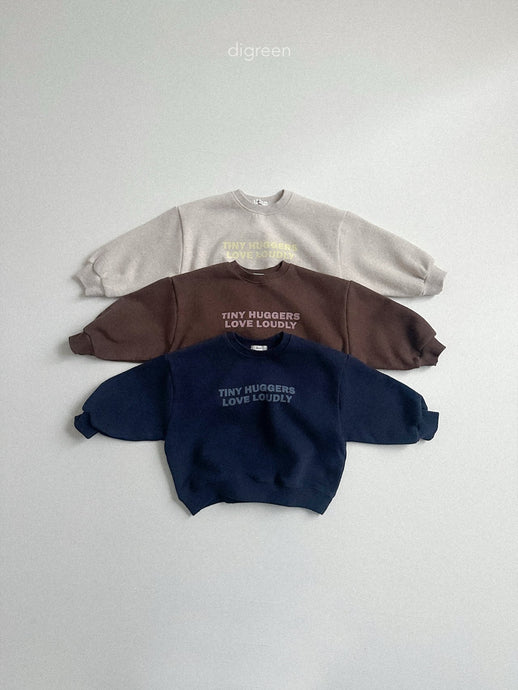 DIGREEN KIDS LETTER SWEAT SHIRT*PREORDER