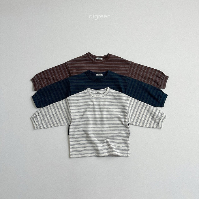 DIGREEN KIDS PREFALL STRIPE TEE SHIRT*PREORDER
