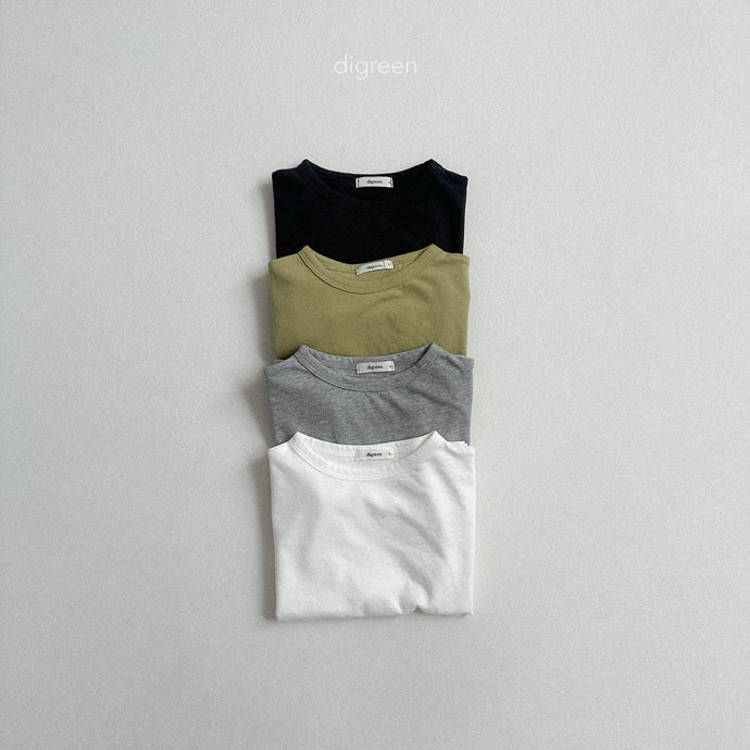 DIGREEN KIDS PLAIN TEE SHIRT*PREORDER