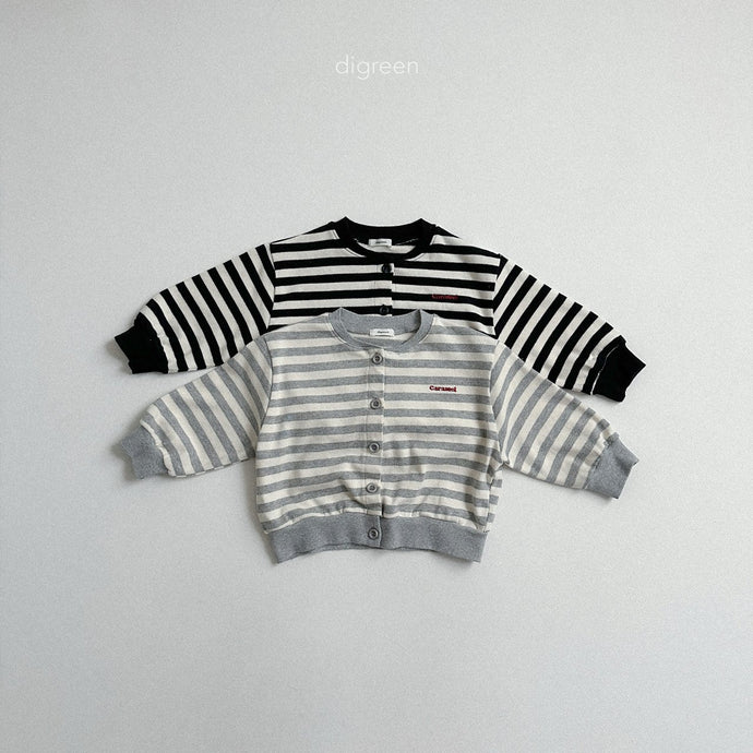 DIGREEN KIDS STRIPE CARDIGAN*PREORDER