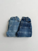 Load image into Gallery viewer, DIGREEN KIDS CHECK DENIM PANTS*PREORDER