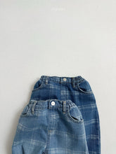 Load image into Gallery viewer, DIGREEN KIDS CHECK DENIM PANTS*PREORDER
