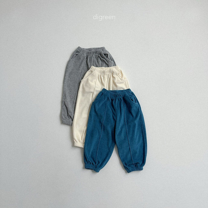 DIGREEN KIDS CASUAL TOWEL PANTS*PREORDER