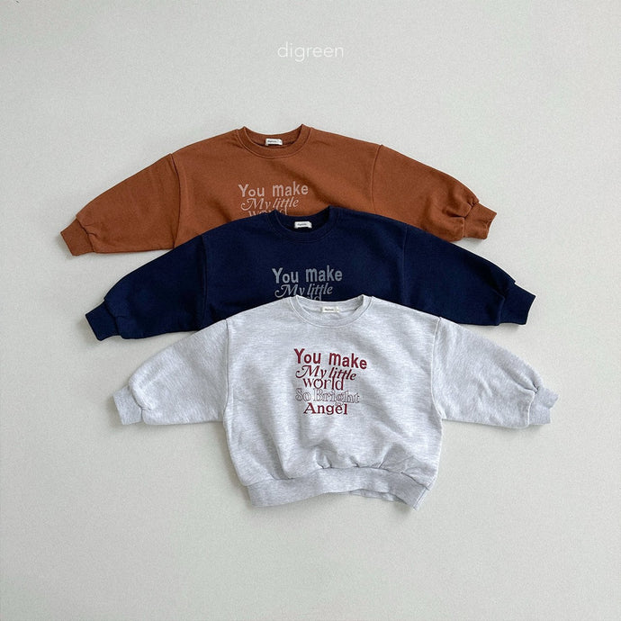 DIGREEN KIDS SO BRIGHT SWEAT*PREORDER