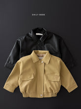 Load image into Gallery viewer, DAILYBEBE KIDS FAUX LEATHER JACKET**PREORDER
