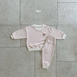 DAJOA KIDS BEAR STRIPE CASUAL WEAR* Preorder
