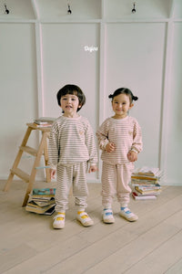 DAJOA KIDS BEAR STRIPE CASUAL WEAR* Preorder