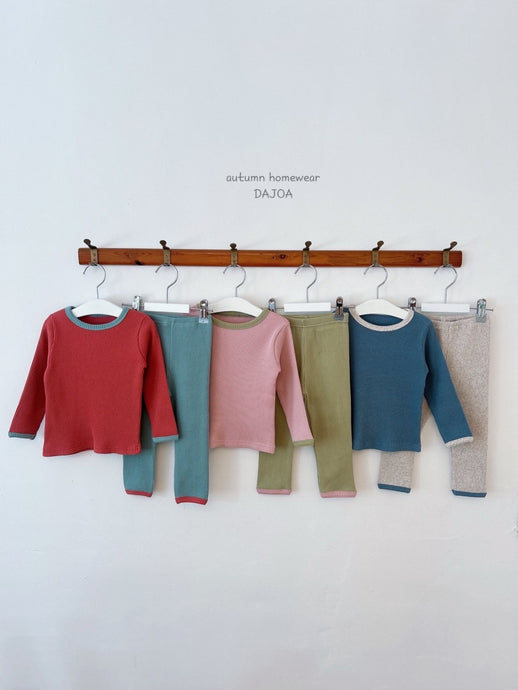 DAJOA KIDS COLOR BLOCK HOMEWEAR SET* Preorder