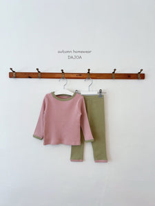 DAJOA KIDS COLOR BLOCK HOMEWEAR SET* Preorder