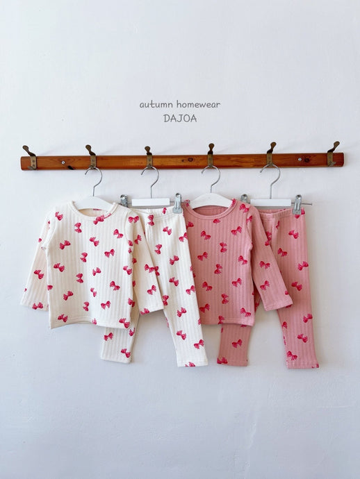 DAJOA KIDS MINI BOWS HOMEWEAR SET* Preorder