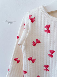 DAJOA KIDS MINI BOWS HOMEWEAR SET* Preorder