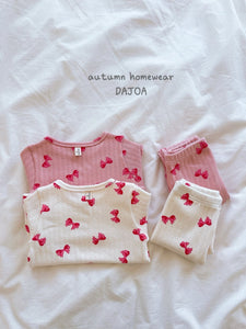 DAJOA KIDS MINI BOWS HOMEWEAR SET* Preorder