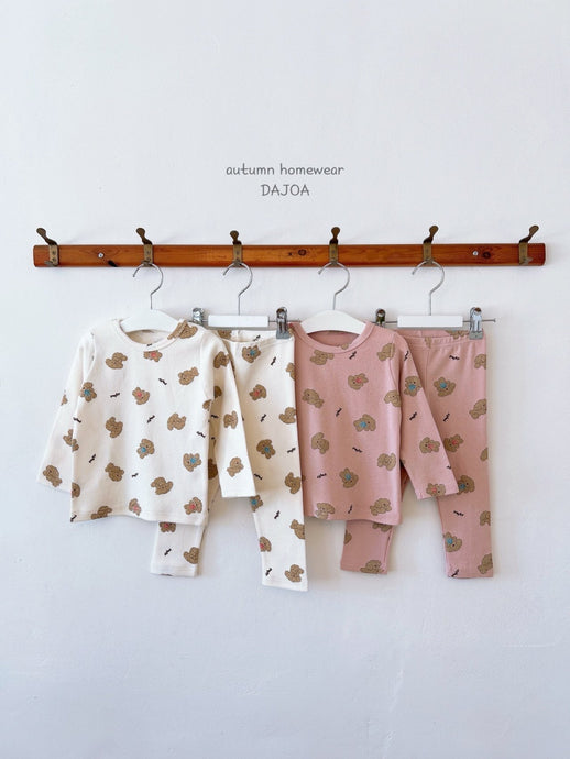 DAJOA KIDS POODLES HOMEWEAR SET* Preorder