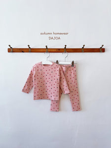 DAJOA KIDS MINI HEARTS HOMEWEAR SET* Preorder