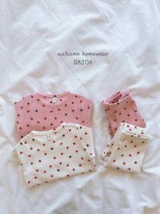DAJOA KIDS MINI HEARTS HOMEWEAR SET* Preorder