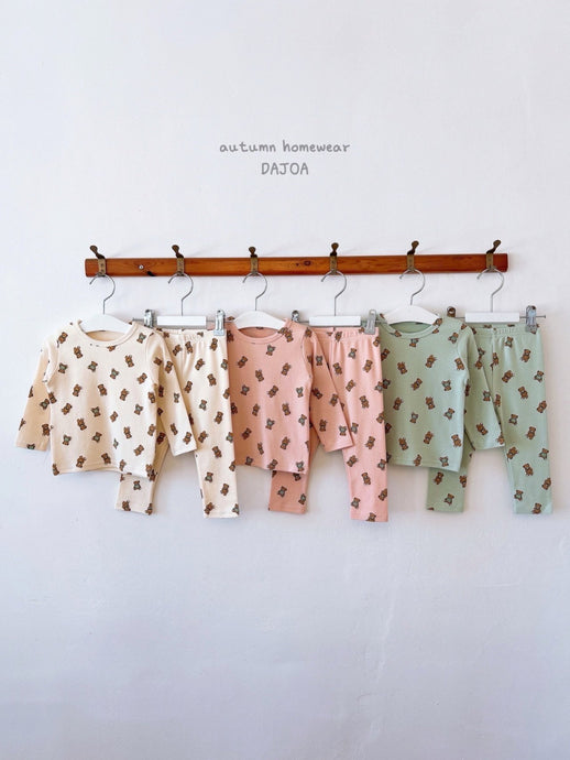 DAJOA KIDS MINI BEAR HOMEWEAR SET* Preorder