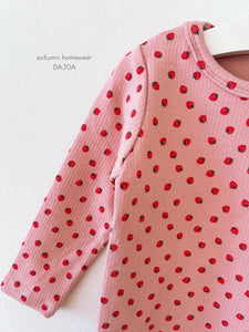 DAJOA KIDS MINI DOTS RIB  HOMEWEAR SET* Preorder