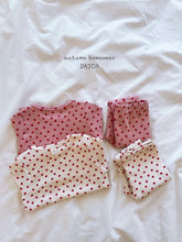 Load image into Gallery viewer, DAJOA KIDS MINI DOTS RIB  HOMEWEAR SET* Preorder