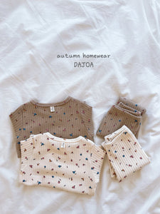 DAJOA KIDS MIXED RIBS HOMEWEAR SET* Preorder