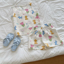 Load image into Gallery viewer, DAILYBEBE KIDS PRINTED TOP SHORT SET**PREORDER (Copy)