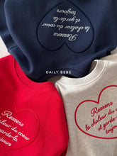 Load image into Gallery viewer, DAILYBEBE KIDS HEART EMBROIDERY SWEATSHIRT **PREORDER