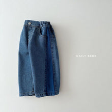 Load image into Gallery viewer, DAILYBEBE KIDS TWO TONES DENIM PANTS* Preorder