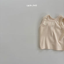 Load image into Gallery viewer, LALALAND KIDS RIBBED SLEEVELESS TEE*Preorder