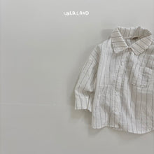Load image into Gallery viewer, LALALAND KIDS PENCIL LINEN SHIRT*Preorder